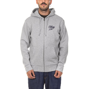 CARELESS WHISPERS ZIP HOODED P ATHLETIC HEATHE 86131_4  OBEY 