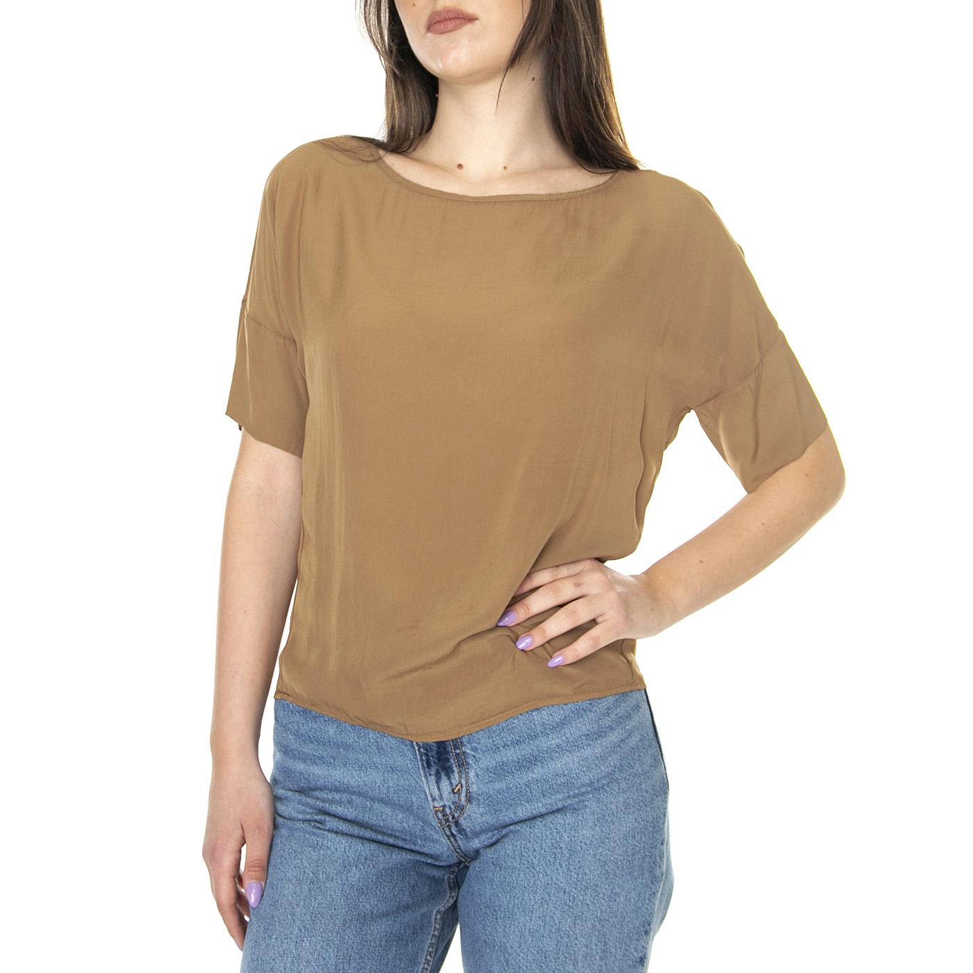 W' Blusa Castoro 311SD45082 Donna Marrone 311SD45082-S2359  ALESSIA SANTI 