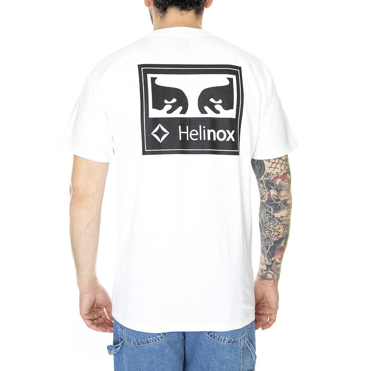 Obey x Helinox Classic Tee White - Maglietta Girocollo Uomo Bianca 165263490M-WHT  OBEY 