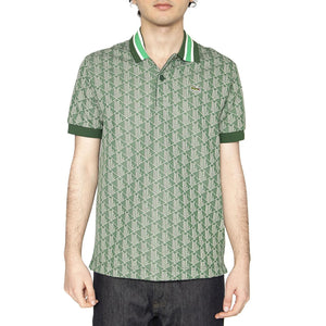 Maglietta M/C Hei Green Polo Shirt - Polo Uomo Verde DH1417-HEI  LACOSTE 