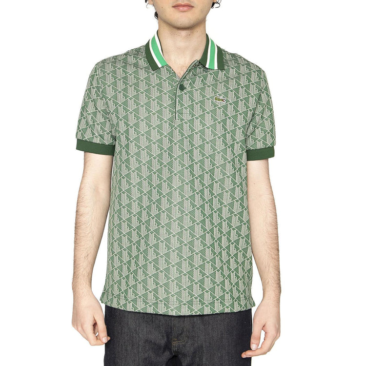 Maglietta M/C Hei Green Polo Shirt - Polo Uomo Verde DH1417-HEI  LACOSTE 