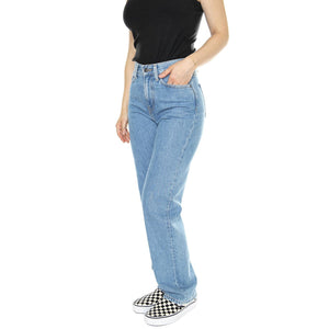 W' Noxon Pant Blue /stone bleached - Pantaloni Denim Jeans Donna Blu I031920.0112  CARHARTT WIP 